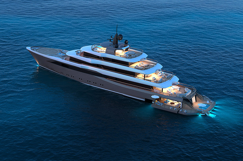 Estúdio Nauta Design e estaleiro Wider lançam superiate Moonflower 72 com motorização híbrida